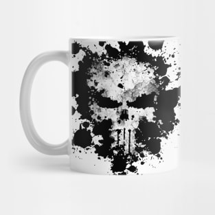 Grunge Skull Splatter Mug